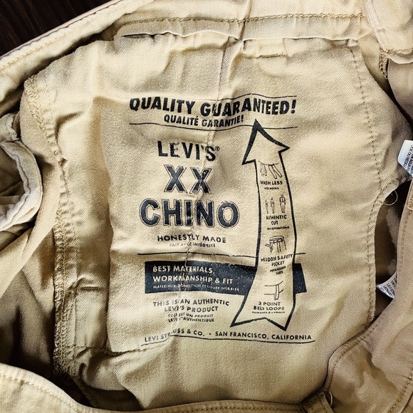 Levi's XX Chino, British Khaki, Straight Fit - Picture 7 of 8